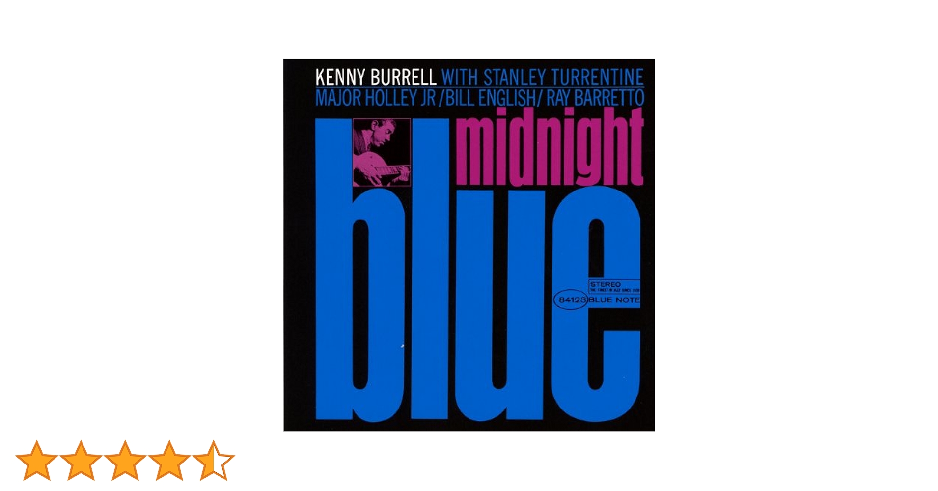 ケニーバレル 名盤 レコード ミッドナイトブルー Midnight Blue (180グラム重量盤レコード/CLASSIC VINYL